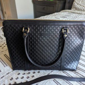 Original Gucci laptop / tote work bag with crossbody strap